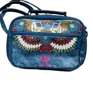 Adidas Originals Brazilian Graphic Crossbody Bag • Rare Print • Trefoil Logo